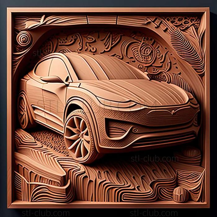 3D модель Tesla Model Y (STL)